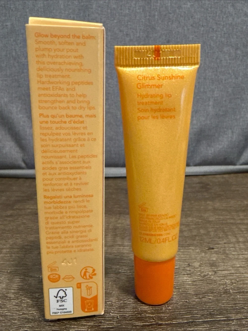 Ole Henriksen Pout Preserve Peptide Lip Treatment in Citrus Sunshine Glimmer